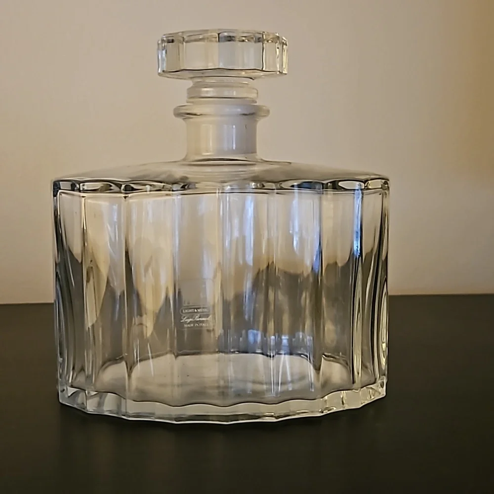 Vintage Light & Music Decanter By Luigi Bormioli